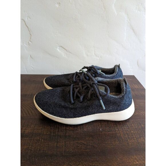 Allbirds Women's Wool Runner Mizzles Navy Blue Sneaker Shoes - Size 9 - Picture 2 of 9